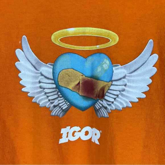 IGOR Tyler the Creator Angel Heart Tour T-Shirt Large - Picture 2 of 7